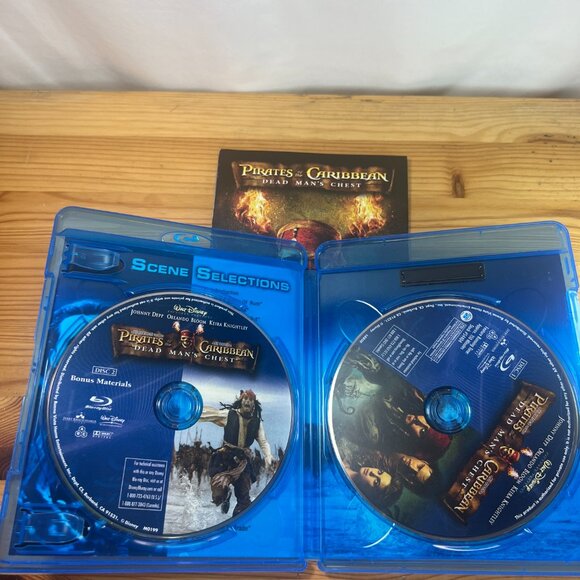 Pirates of the Caribbean: Dead Man's Chest (Blu-ray, 2-Disc, 2006) Used Good $7 - Picture 2 of 3